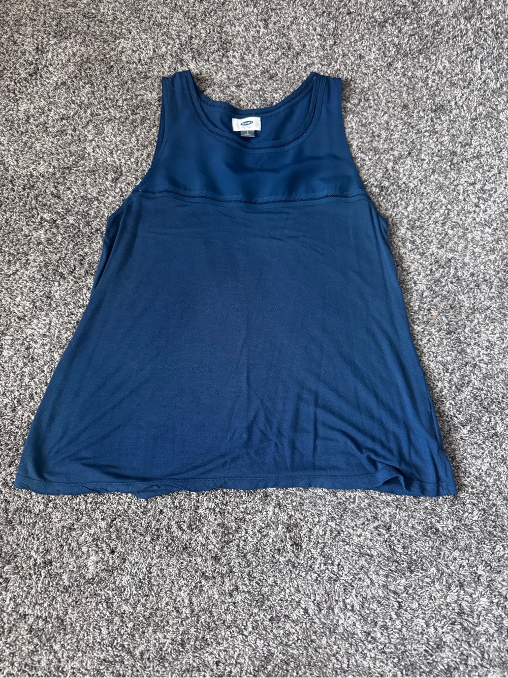 Old Navy Navy Blue Sleeveless Tank Top